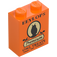 LEGO Oranje Steen 1 x 2 x 2 met ‘Eeylops Premium Uil Treats’ en Uil met noppenhouder aan de binnenzijde (3245 / 107516)