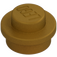 LEGO Parelmoer goud Plaat 1 x 1 Rond (6141 / 30057)