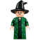 LEGO Professor Minerva McGonagall met Zwart Krom Hoed en Printed Armen Minifiguur