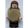 LEGO Qui-Gon Jinn met Poncho en Grijs in Baard Minifiguur