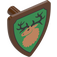 LEGO Schild - Driehoekig met Deer Decoratie (3846 / 69360)