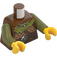 LEGO Roodachtig bruin Viking Minifiguur Torso (973 / 76382)