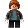 LEGO Ron Weasley met Grijs Plaid Shirt en Korte benen Minifiguur