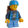 LEGO Skateboarder met Rugzak Minifiguur