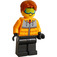 LEGO Snow Tuber - Bright Licht Oranje Jack Minifiguur