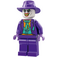 LEGO The Joker met Donker turquoise Vest en Dark Paars Fedora Minifiguur