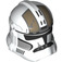 LEGO Clone Trooper Helm met Gaten met Phase 2 Clone Gunner Zandbruin Patroon (11217 / 100653)