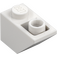 LEGO Wit Helling 1 x 2 (45°) Omgekeerd (3665)