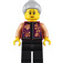 LEGO Vrouw in Floral Shirt Minifiguur