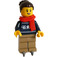 LEGO Vrouw met Holiday Trui Minifiguur