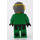 LEGO A-Vleugel Piloot met Groen Jumpsuit en Transparant Geel Vizier met Koptelefoon Minifiguur