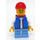 LEGO Billy - Blauw Vest en Rood Rugzak Minifiguur