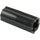 LEGO Zwart As Connector (Glad met  &#039;x&#039;-vormig gat) (59443)