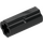 LEGO Zwart As Connector (Glad met  &#039;x&#039;-vormig gat) (59443)