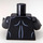 LEGO Zwart Batman Torso zonder Riem (76382 / 88585)