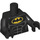 LEGO Zwart Batman Torso zonder Riem (76382 / 88585)