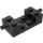 LEGO Zwart Steen 2 x 4 met Uitsparing en Wiel Holders (18892 / 42947)