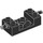 LEGO Zwart Steen 2 x 4 met Uitsparing en Wiel Holders (18892 / 42947)