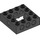 LEGO Zwart Steen 4 x 4 met Open Midden 2 x 2 (32324)