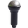 LEGO Zwart Microphone met Halve Metallic Zilver Top (21009 / 50511)