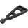LEGO Zwart Plaat 1 x 2 Driehoek met Kogelgewricht (2508)