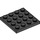 LEGO Zwart Plaat 4 x 4 (3031)