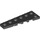 LEGO Zwart Wig Plaat 2 x 6 Links (78443)