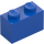 LEGO Blauw Steen 1 x 2 met buis aan de onderzijde (3004 / 93792)