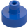 LEGO Blauw Tegel 1 x 1 Rond met Hollow Staaf (20482 / 31561)