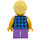 LEGO Boy - Dark Blauw Banaan Shirt Minifiguur