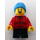 LEGO Boy in Rood Shirt Minifiguur