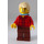 LEGO Boy met Checked Rood Shirt en Rugzak Minifiguur