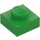 LEGO Fel groen Plaat 1 x 1 (3024 / 30008)