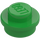 LEGO Fel groen Plaat 1 x 1 Rond (6141 / 30057)