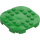 LEGO Fel groen Plaat 6 x 6 x 0.7 Rond Semicircle (66789)