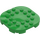 LEGO Fel groen Plaat 6 x 6 x 0.7 Rond Semicircle (66789)