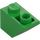 LEGO Fel groen Helling 1 x 2 (45°) Omgekeerd (3665)