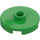 LEGO Fel groen Tegel 2 x 2 Rond met Nop (18674)