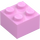 LEGO Fel roze Steen 2 x 2 (3003 / 6223)