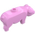 LEGO Fel roze Pig met Zwart Ogen met Wit Pupils (68887 / 87876)