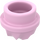 LEGO Fel roze Plaat 1 x 1 Rond met Swirled Top (3338 / 15470)