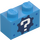 LEGO Donker azuurblauw Steen 1 x 2 met Wit Question Mark aan Dark Blauw Tandwiel Cog met buis aan de onderzijde (76887 / 107964)