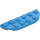 LEGO Donker azuurblauw Plaat 2 x 6 met Afgeronde hoeken (18980)