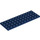 LEGO Donkerblauw Plaat 4 x 12 (3029)