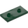 LEGO Donkergroen Plaat 2 x 4 met 2 Noppen (65509)