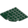 LEGO Donkergroen Plaat 6 x 6 Rond Hoek (6003)