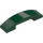 LEGO Donkergroen Helling 1 x 4 Gebogen Dubbele (93273)