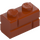 LEGO Donkeroranje Steen 1 x 2 met Embossed Bricks (98283)