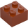 LEGO Donkeroranje Steen 2 x 2 (3003 / 6223)