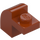 LEGO Donkeroranje Helling 1 x 2 x 1.3 Gebogen met Plaat (6091 / 32807)